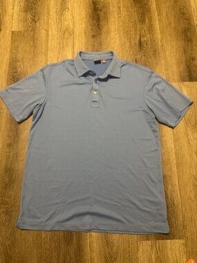 Ping Men's Light Blue Golf Polo Shirt - Short Sleeve Performance Size M